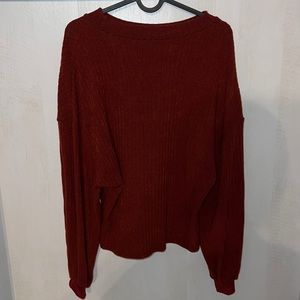 Women’s Maroon Sweater. Size SMALL